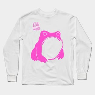Matsumoto Hoji Pink Frog Long Sleeve T-Shirt